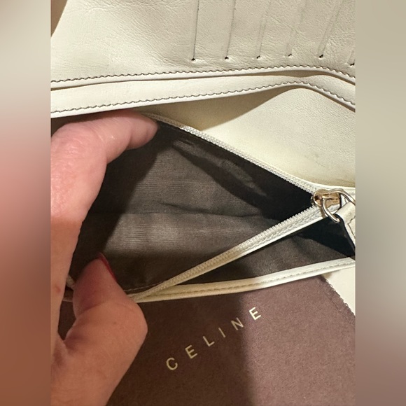Celine Macadam Embossed Leather and Tan Canvas Long Wallet w/box & dustbag - Picture 16 of 16